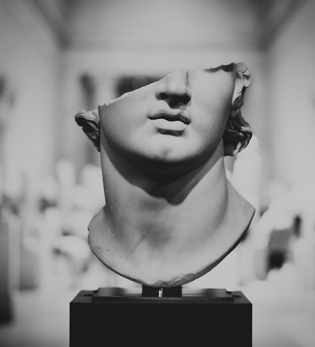 Statue head